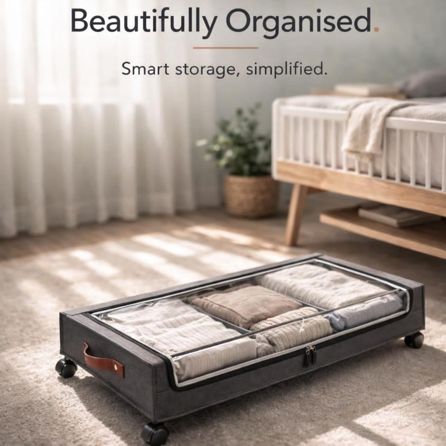 Under Bed Storage with Wheels