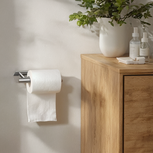Self-Adhesive Toilet Paper Roll Holder for Bathroom