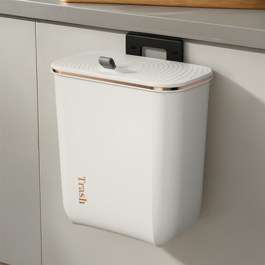 Hanging Waste Bin with Lid - Large