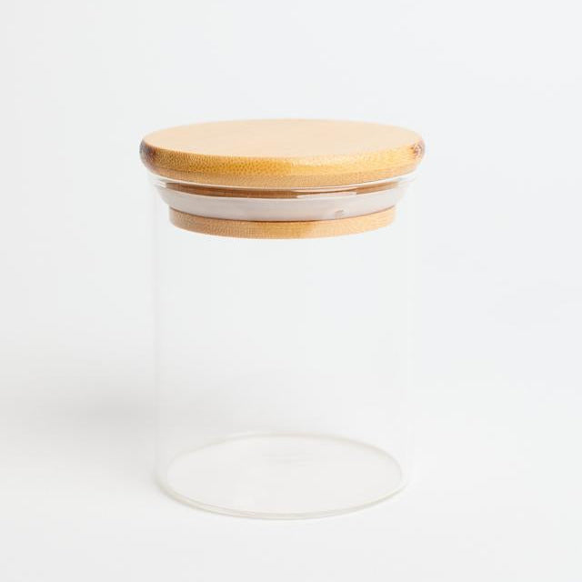 Set of 12 Glass Spice Jars with Lids and Labels