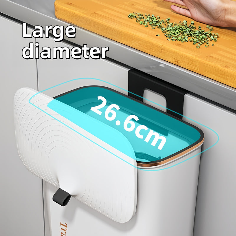 Hanging Waste Bin with Lid - Large