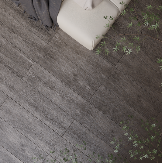 Rustic Wood Effect Woodgrain Self Adhesive Vinyl Plank PVC Flooring - Whisper Oak