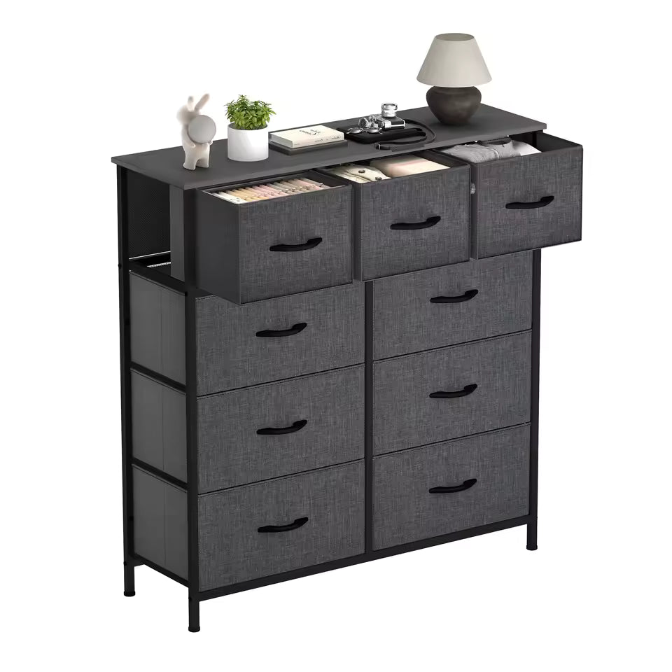 9-Drawer Wide Fabric Dresser