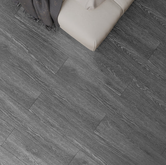Rustic Wood Effect Woodgrain Self Adhesive Vinyl Plank PVC Flooring - Ash Grey