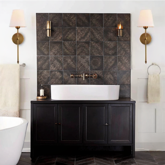 Set of 2 Rechargeable Wall Lamp with Remote Control - Gold