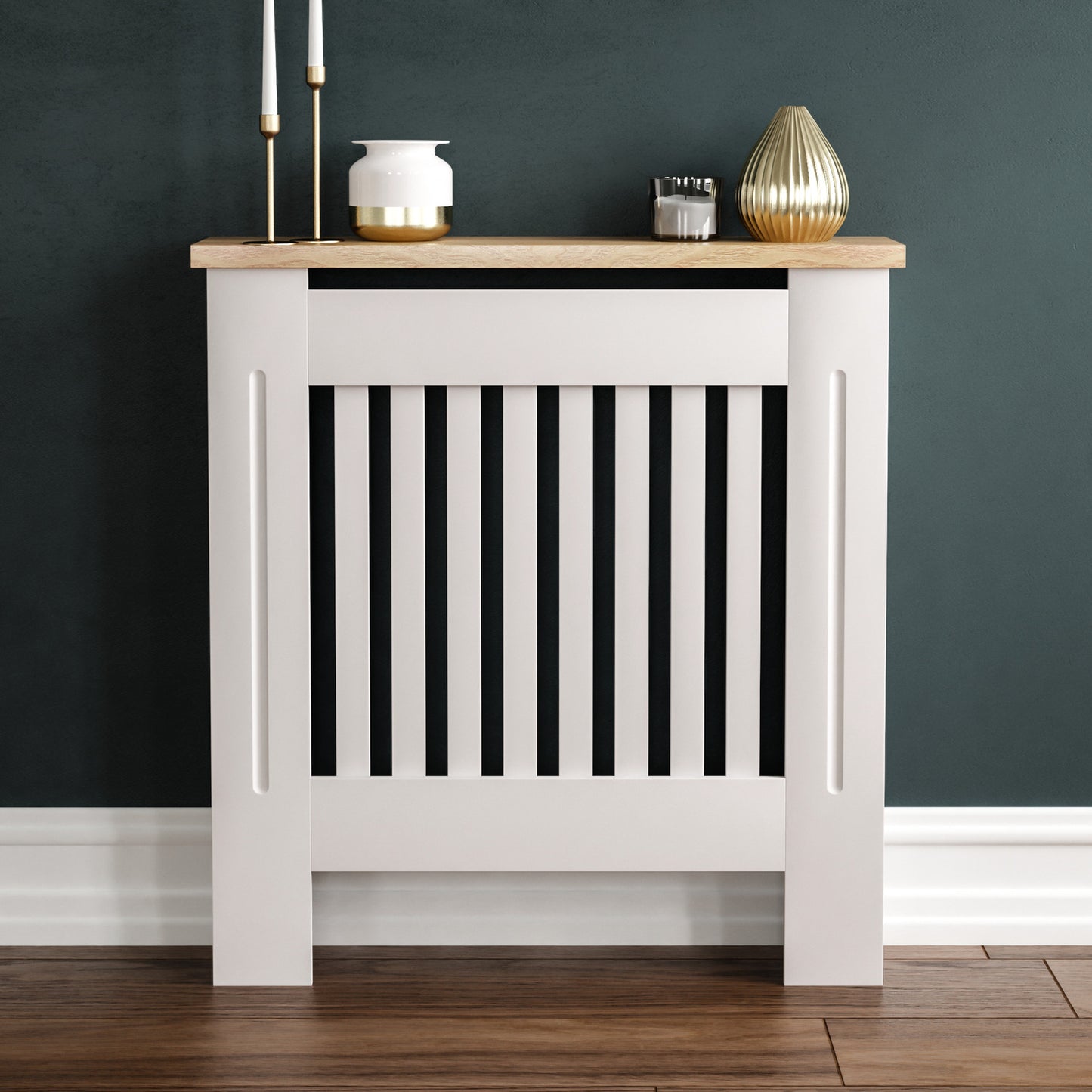 Radiator Cover - White, Medium