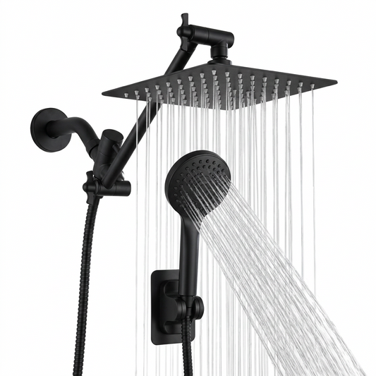 Rainfall & Handheld Shower Head Set