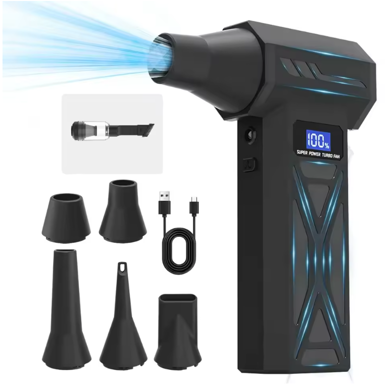 Cordless Compressed Air Duster & Mini Vacuum Cleaner