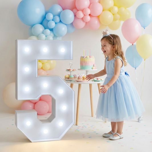 Light Up Number for Party Decor