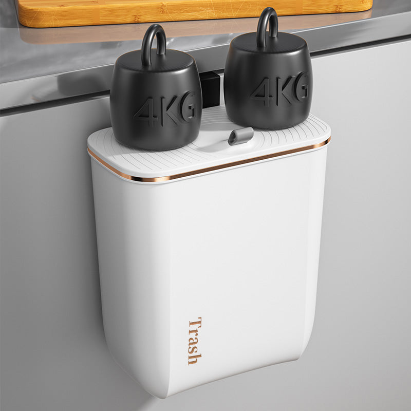 Hanging Waste Bin with Lid - Large