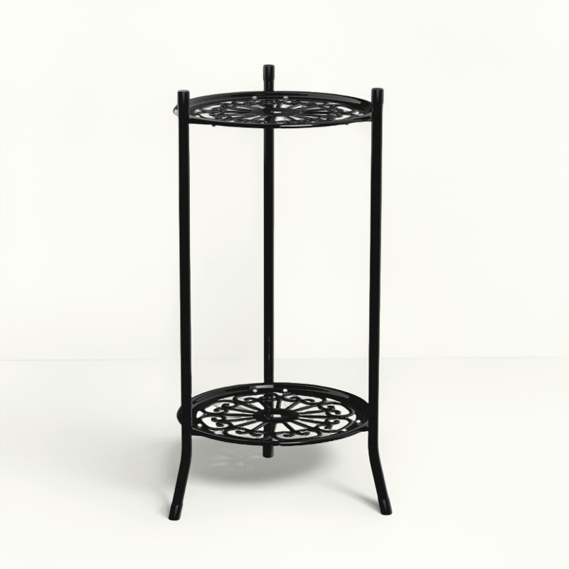 2-Tier Metal Plant Display Stand