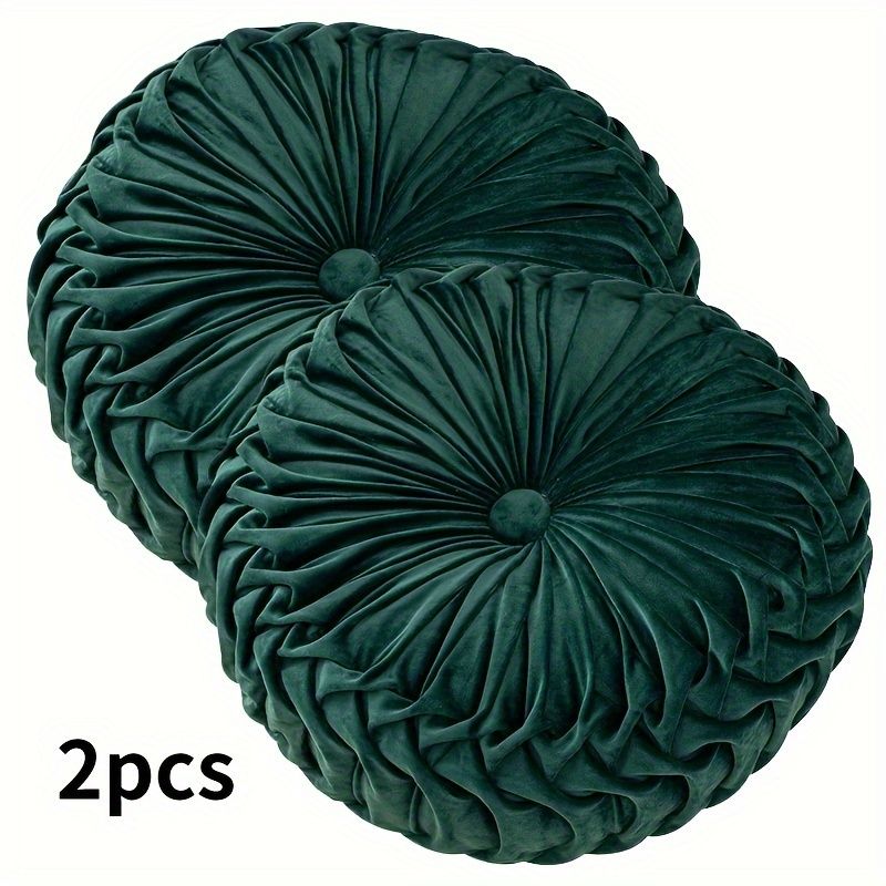 2pcs Soft Velvet Throw Pillows Sofa Cushion