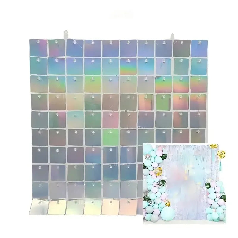 24/36 Sequin Backdrop Set - Holographic