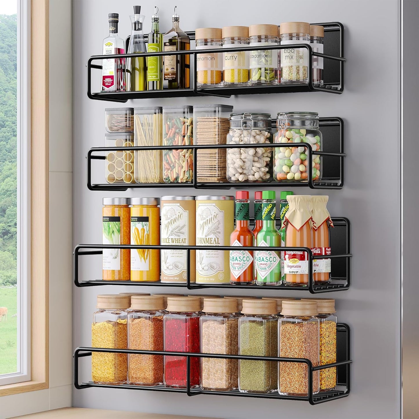 Magnetic Spice Rack for Fridge