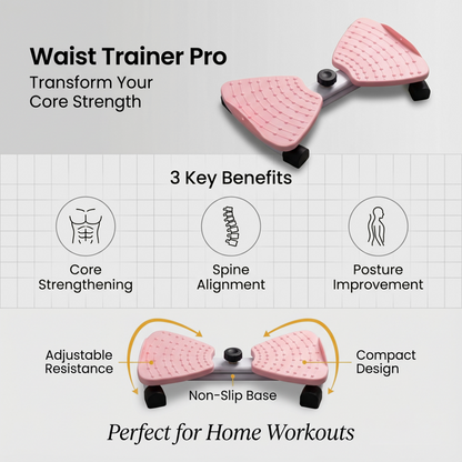 Waist Twisting Disc Exercise Board with Handle