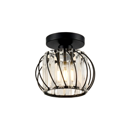 Modern Small Crystal Ceiling Light for Hallway