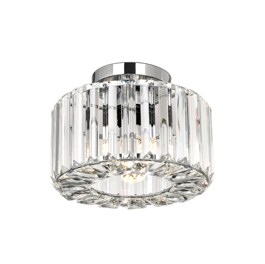 Industrial Crystal Ceiling Light
