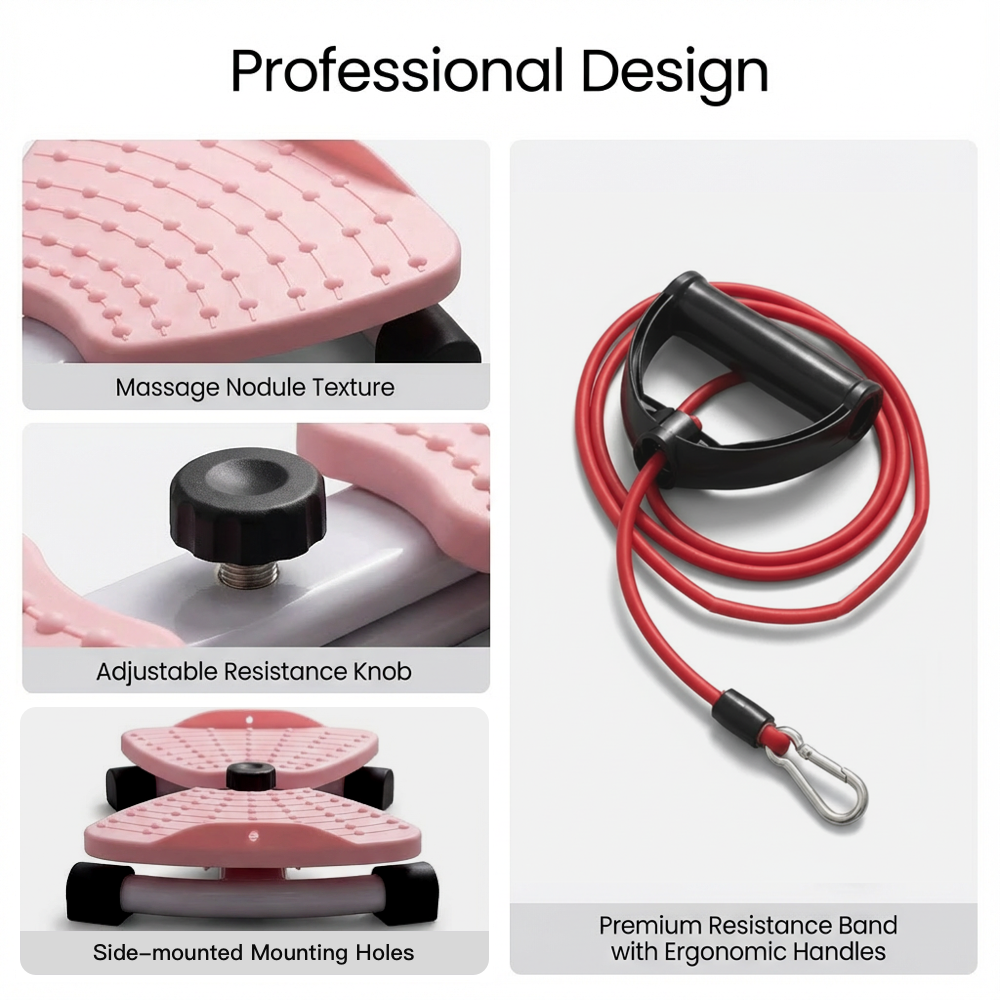 Waist Twisting Disc Exercise Board with Handle