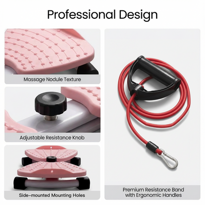 Waist Twisting Disc Exercise Board with Handle