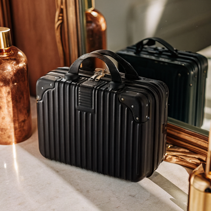 14-Inch Travel Cosmetic Case Makeup Carrying Organizer - Black