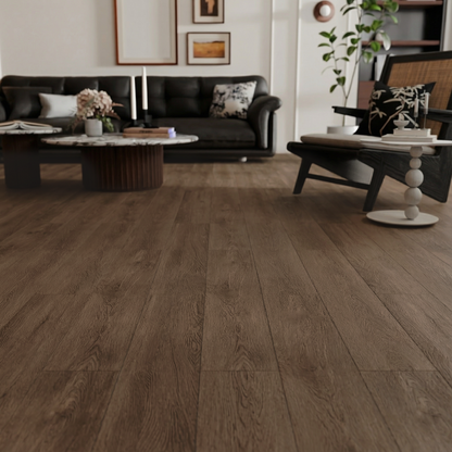 Rustic Wood Effect Woodgrain Self Adhesive Vinyl Plank PVC Flooring - Oak