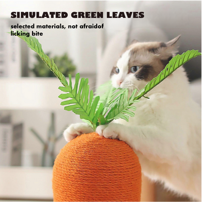 Carrot-shaped Cat Scratching Post Claw Scratcher