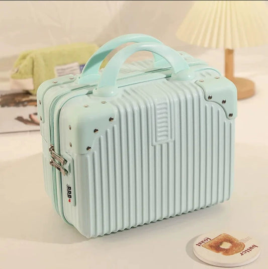 14-Inch Travel Cosmetic Case Hard Shell Lightweight Makeup Carrying Organizer