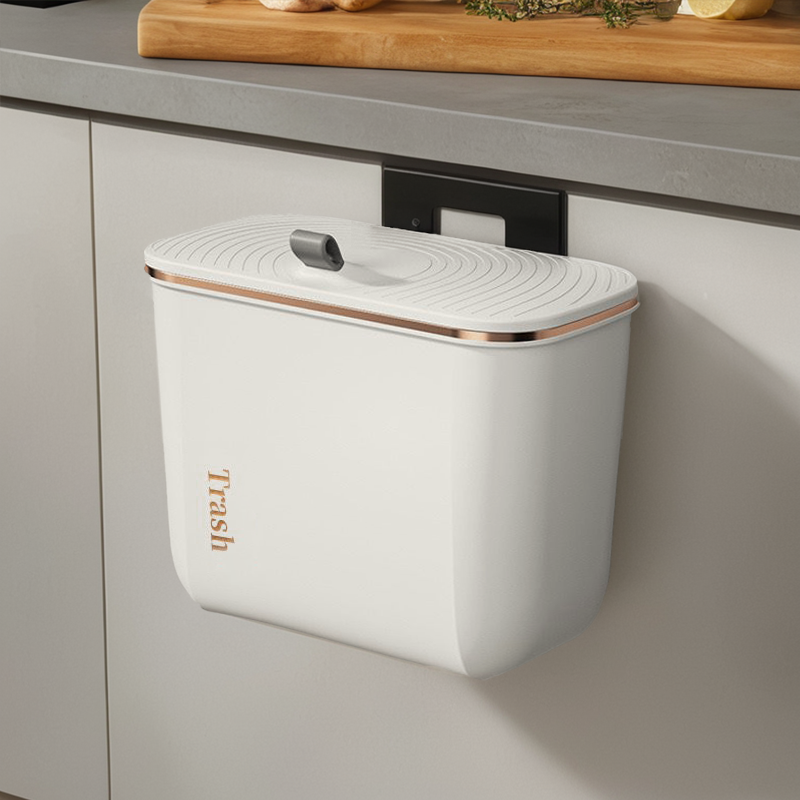Hanging Waste Bin with Lid - Medium