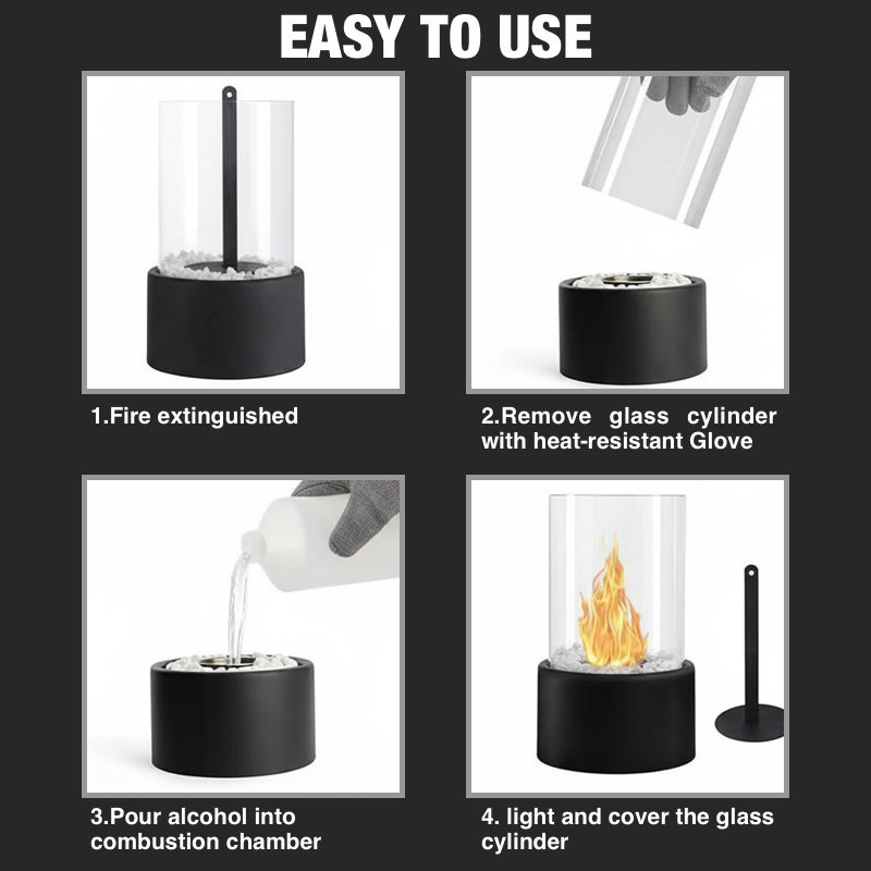 Table Top Bio Ethanol Fireplace