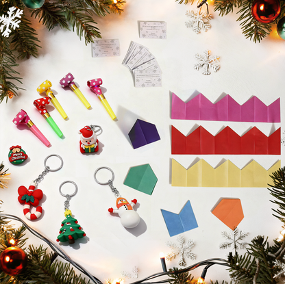 Set of 6 Glitter Snowflake Luxury Christmas Crackers