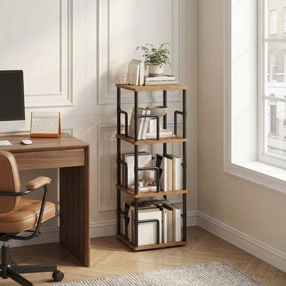 3-Tier 360° Rotating Display Book Shelf