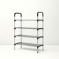 4-Tiers Shoe Rack Stackable Shoe Shelf