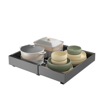 Expandable Pull Out Cabinet Organizer Slide Out Drawer - Medium
