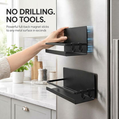 Set of 2 Magnetic Spice Racks