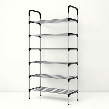 6-Tiers Shoe Rack Stackable Shoe Shelf