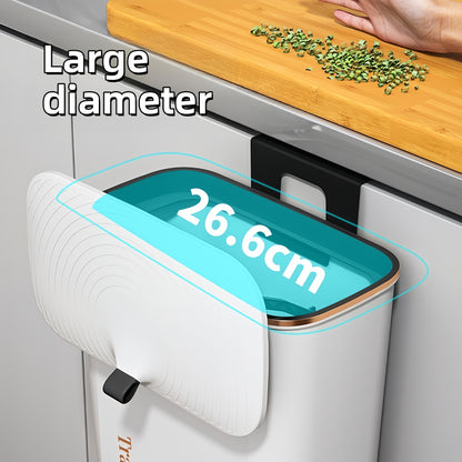 Hanging Waste Bin with Lid - Large