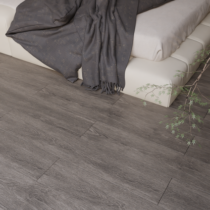 Rustic Wood Effect Woodgrain Self Adhesive Vinyl Plank PVC Flooring - Whisper Oak