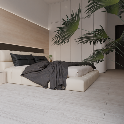 Rustic Wood Effect Woodgrain Self Adhesive Vinyl Plank PVC Flooring - Misty Dune