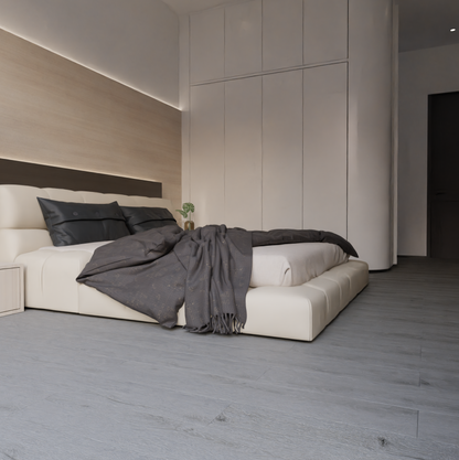 Rustic Wood Effect Woodgrain Self Adhesive Vinyl Plank PVC Flooring - Slate Horizon