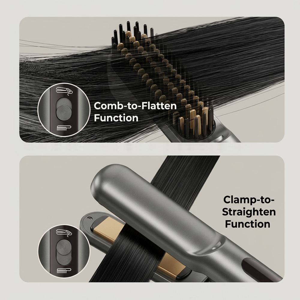 Hair Straightener & Comb