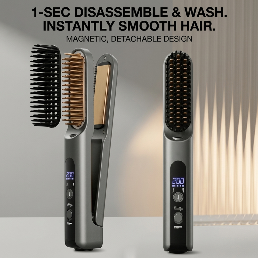 Hair Straightener & Comb