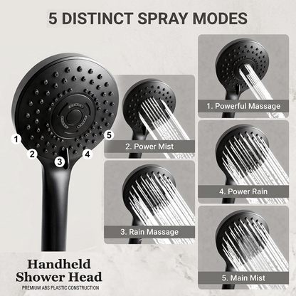 Rainfall & Handheld Shower Head Set