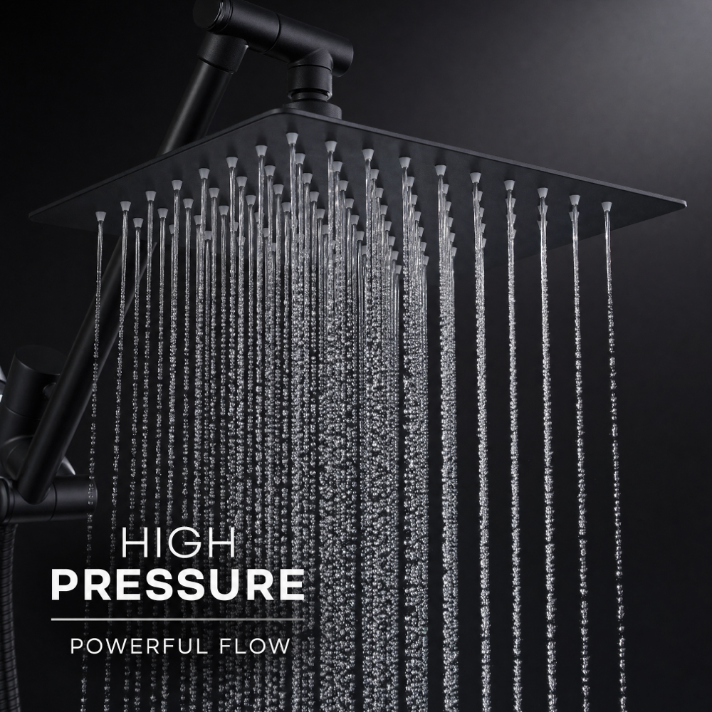 Rainfall & Handheld Shower Head Set