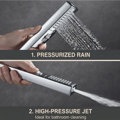 Rainfall & Handheld Shower Head Set