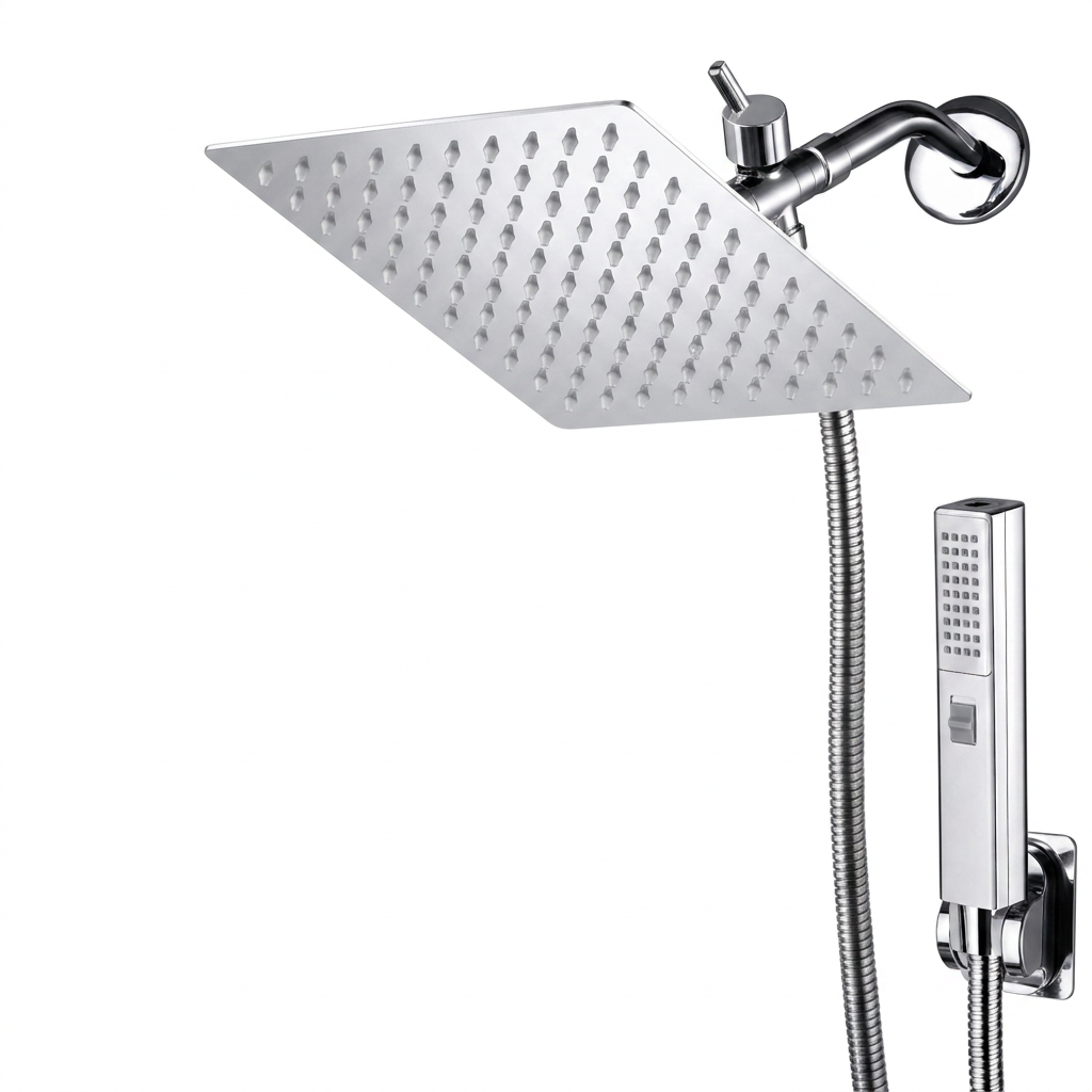 Rainfall & Handheld Shower Head Set