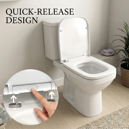 Soft Close Quick-Release Toilet Seat And Cover