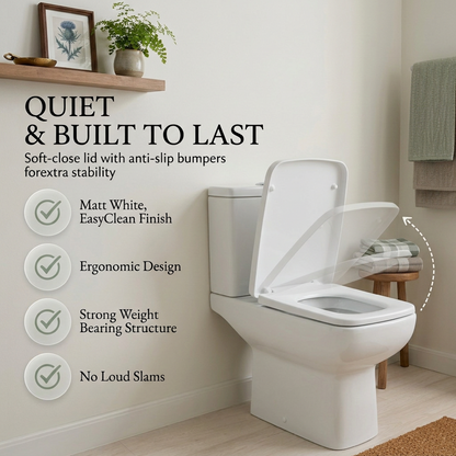 Soft Close Quick-Release Toilet Seat And Cover