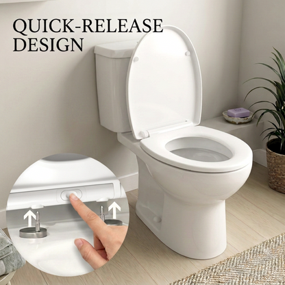 D Shape Quick Release Toilet Seat Soft Close