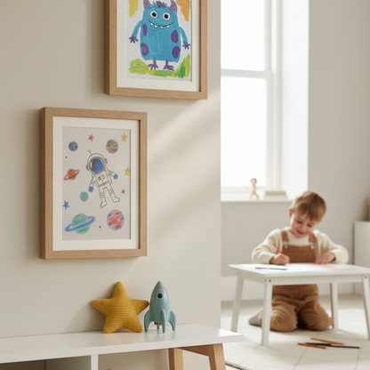 Set of 2 Artwork Display & Storage Frame A4