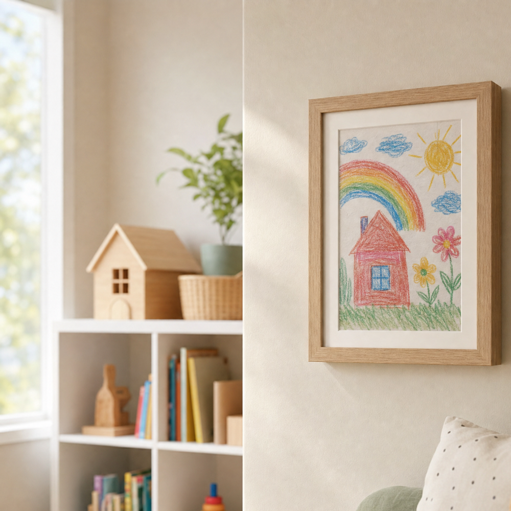 Set of 2 Artwork Display & Storage Frame A4
